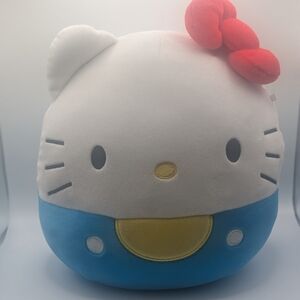 Hello Kitty Squishmallows Blue and White Plush
